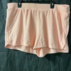 Shorts Peach Terry cloth